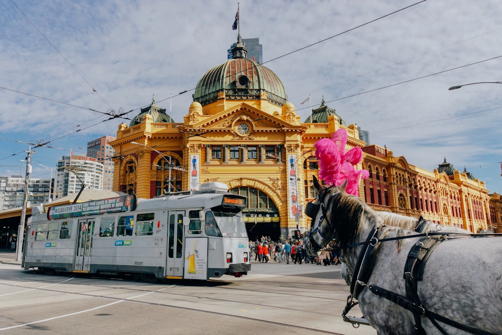 Flinders Street Station in Melbourne in warm evening light